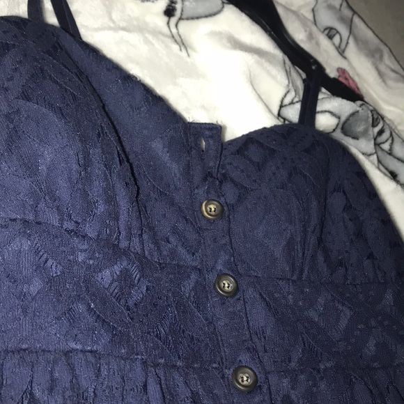 🔥 Lace Navy Dress 🔥 - Picture 2 of 5